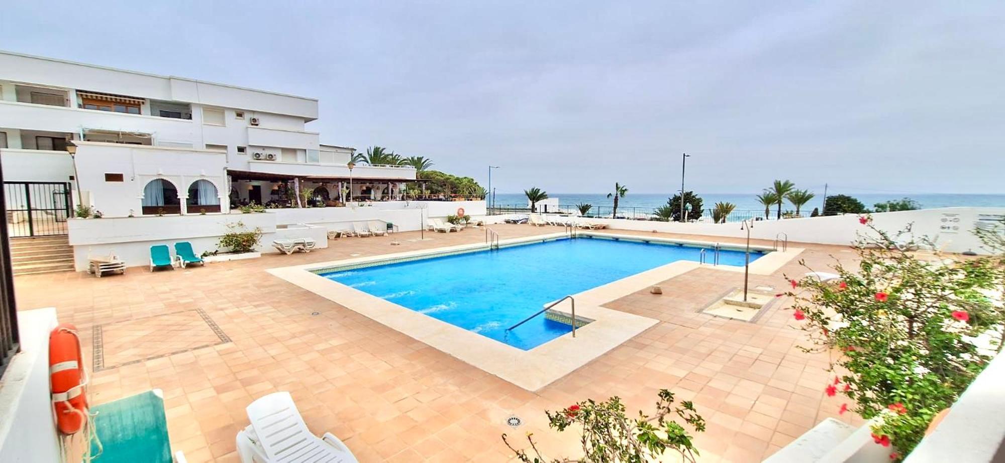 Apartamento Villa Azul, 1ª Linea De Playa Mojácar Exterior foto